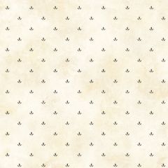 Beige Paw Print Wallpaper Sidewall Chesapeake FFR66413