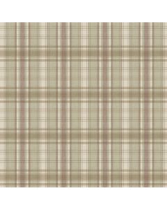 Sunny Red Tartan Wallpaper Sidewall Chesapeake PUR130418