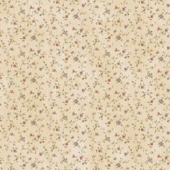 Calico Sand Busy Floral Toss Wallpaper Sidewall Chesapeake PUR44003