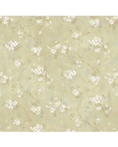 Braham Green Country Floral Scroll Wallpaper Sidewall Chesapeake PUR44103