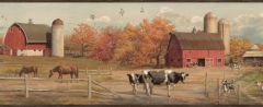 Jethro Black American Farmer Portrait Wallpaper Border Chesapeake PUR48432B