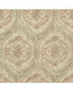 Hocking Hills Dark Red Navajo Medallion Wallpaper Sidewall Chesapeake TLL01361