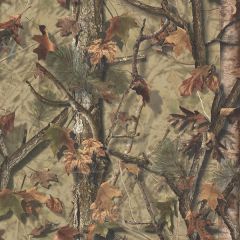 Sawgrass Brown Camo Forest Wallpaper Sidewall Chesapeake TLL01461