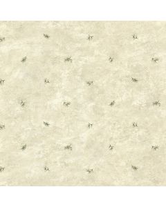 Pine Valley Grey Sprig Toss Wallpaper Sidewall Chesapeake TLL01481