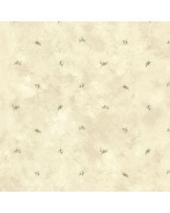 Pine Valley Neutral Sprig Toss Wallpaper Sidewall Chesapeake TLL01483