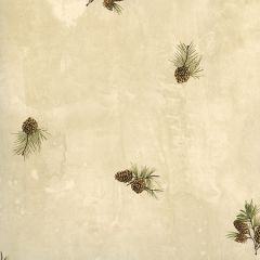 Brantley Sand Pinecone Toss Wallpaper Sidewall Chesapeake TLL49463