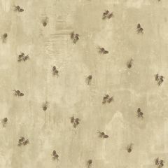 Brantley Beige Pinecone Toss Wallpaper Sidewall Chesapeake TLL49467