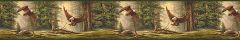 Houghton Olive Eagles Wallpaper Border Chesapeake TLL50081B