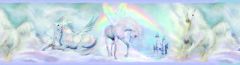Unicorn Dream Wallpaper Border - Chesapeake Wallcovering