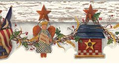 Liberty Angel Wallpaper Border AAI08121B Chesapeake