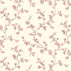 AB27625 Allison's Trail Wallpaper Red, Cream Pretty Prints 4 Norwall Wallcovering