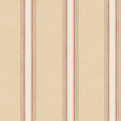 AB42411 Shabby Stripe Wallpaper Beige, Red, Green Abby Rose 3 Norwall Wallcovering
