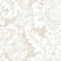AB42421 Valentine Damask Wallpaper Taupe Abby Rose 3 Norwall Wallcovering