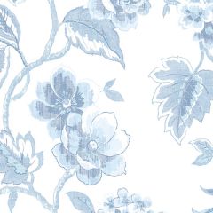AB42440 Chloe Wallpaper Blue, Light Blue Abby Rose 3 Norwall Wallcovering