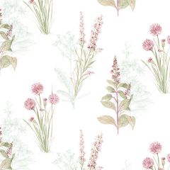 AB42442 Flora Wallpaper Teal, Pink Abby Rose 3 Norwall Wallcovering
