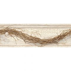 Country Keepsakes Grapevine Twig Border Wallpaper