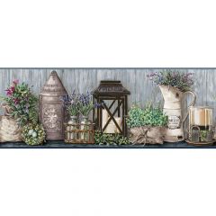 York Wallpaper Border - Country Keepsakes Garden