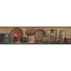 Country Keepsakes Simple Blessings Border Wallpaper