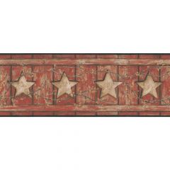 Country Keepsakes Country Cutout Star Wallpaper Border