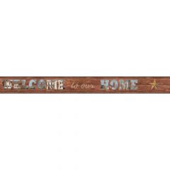 Country Keepsakes Welcome To Our Home Border Wallpaper