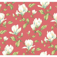 Ashford House Blooms Magnolia Branch Wallpaper