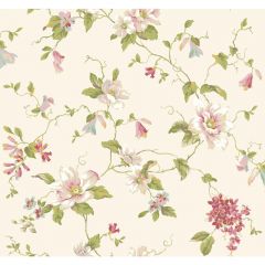 Ashford House Blooms Magnolia Wallpaper