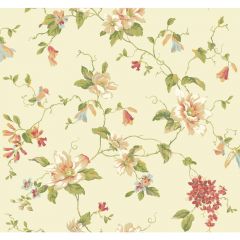 Ashford House Blooms Magnolia Wallpaper