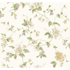 Ashford House Blooms Magnolia Wallpaper