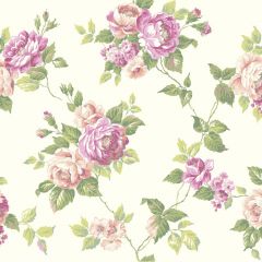 Ashford House Blooms Garden Rose Trail Wallpaper