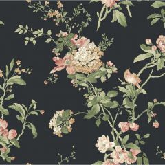 Ashford House Blooms Flower Vine Wallpaper