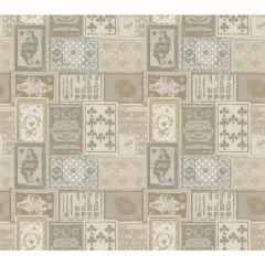 American Classics Eclectic Patchwork Wallpaper
