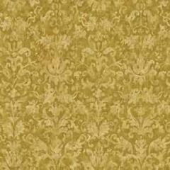 Gold Distressed Damask Wallpaper