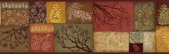 Pinecone Collage Wallpaper Border - Chesapeake Wallcovering