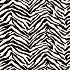 Mia Black Faux Zebra Stripes Wallpaper Sidewall Chesapeake BBC95503