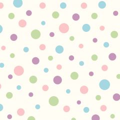 Dotty Pink Polka Dot Toss Wallpaper Sidewall Chesapeake BBC95632