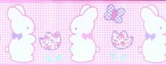 Bunny Nursery Wallpaper Border BJC6682B Imperial