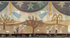 God Shed His Grace Wallpaper Border