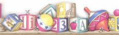 Childrens Toy Wallpaper Border