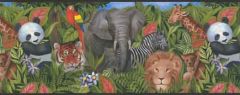 Jungle Animal Wallpaper Border