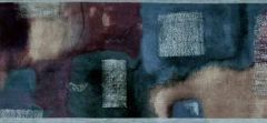 Silver Abstract Art Wall Paper Border