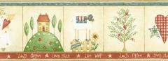 Love Much Live Well Laugh Often Wallpaper Border - Norwall