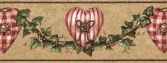 Ivy Heart Wallpaper Border