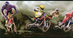 Motocross Wallpaper Border