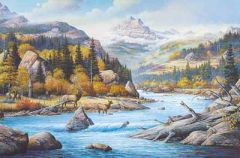 Elk Country Wallpaper Mural
