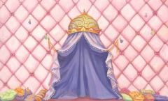 Pink Princess Canopy Wallpaper Mural- only 2