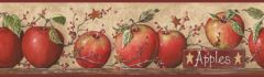 Country Apple with Pip Berries Wall Paper Border