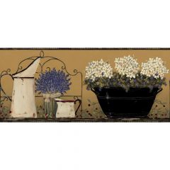 Hearts & Crafts Iii Hydrangea/agate Border