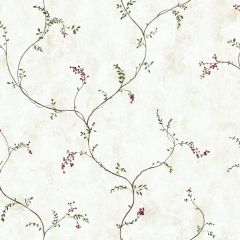 Hearts & Crafts Iii Small Vine With Berries Wallpaper