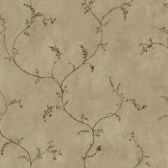 Hearts & Crafts Iii Small Vine With Berries Wallpaper