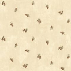 Welsh Wheat Pinecone Toss Wallpaper Sidewall Chesapeake BBC49463